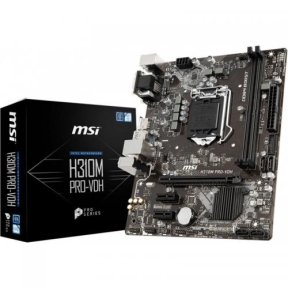 Placa de baza MSI H310M PRO-VDH, Intel H310, Socket 1151 v2, mATX