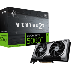Placa video MSI nVidia GeForce RTX 5060 Ti VENTUS 2X OC PLUS 16GB, GDDR7, 128 bit