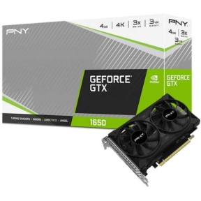 Placa video PNY nVidia GeForce GTX 1650 Dual Fan 4GB, GDDR6, 128Bit