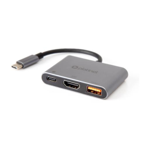 PLATINET HUB 3IN1 USB-C 3.2 GEN2 10GB/S