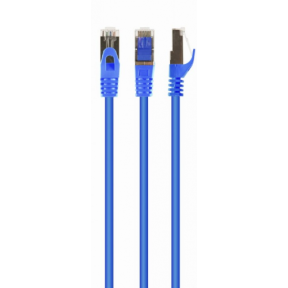 Patch Cord Gembird PP6A-LSZHCU-B-20M, Cat6a, S/FTP, 20m, Blue