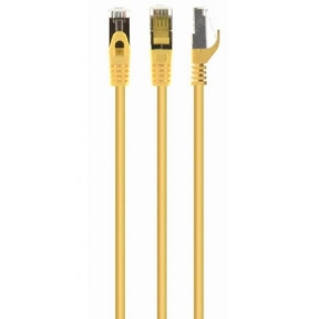 Patchcord Gembird PP6A-LSZHCU-Y-10M, Cat. 6A, S/FTP, 10m, Yellow