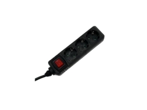 Prelungitor Hama R9223808, 3x Shucko, 5m, Black