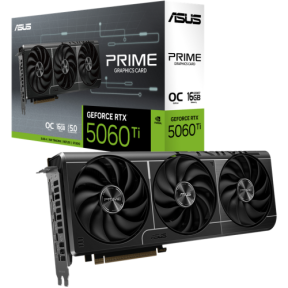 Placa video ASUS nVidia GeForce RTX 5060 Ti PRIME OC 16GB, GDDR7, 128 bit