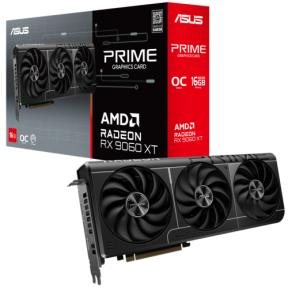 Placa video ASUS AMD Radeon RX 9060 XT PRIME OC 16GB, GDDR6, 128 bit