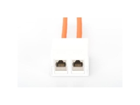 Priza Dubla Aplicata ASSMANN UTP CAT6a, 2 RJ45