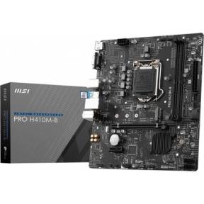 Placa de baza MSI PRO H410M-B, Intel H410, Socket 1200, mATX