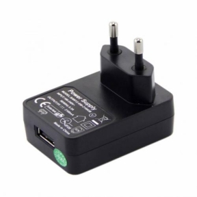 POWER SUPPLY-100-240 VAC; 5 V; 2.5 A WITH EUROPE PLUG.