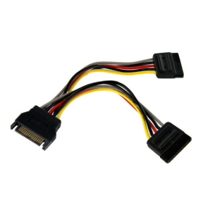 Cablu Startech PYO2SATA, SATA male - 2x SATA female, 0.15m