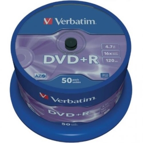 DVD-R Verbatim 43550P 16x, 4.7GB, 50buc, Shrink
