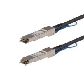 Patch Cord Startech QFXQSFPDAC1M, QSFP+ - QSFP+, 1m, Black