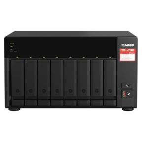 QNAP TS-873A - NAS server - with QSW-1105-5T switch