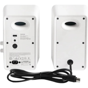 BOXE EDIFIER 2.0, RMS:  30W (2 x 15W), Bluetooth 5.4, USB-A, AUX, WHITE, "QR30-W"  (timbru verde 0.8 lei)