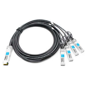 Patch cord Cisco QSFP-4SFP25G-CU3M=, 3m, Black