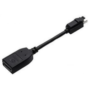 Adaptor PNY QSP-MINIDP/DP, Mini Displayport - Displayport, 0.15m, Black