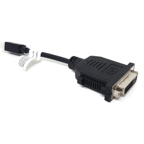 Adaptor PNY QSP-MINIDP/DVIV2, Mini Displayport - DVI, 0.15m, Black