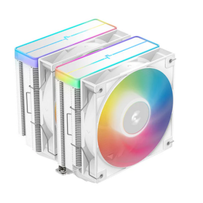 Cooler procesor Deepcool AG620 V2, ARGB LED, 2 x 120 mm, White