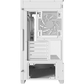 CARCASA DeepCool "CG380 Wh", middle tower, gaming, fara sursa, suporta 9xfan, 3xfan inclus, PSU shroud, USB Type-C x 2, USB 3.2 gen 1 x 2, audio+mic, 5 sloturi expansiune, alb, "R-CG380-WHAGM3-G" (timbru verde 0.24lei)