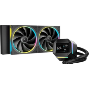 CPU COOLER DEEPCOOL LM240 RGB BLACK