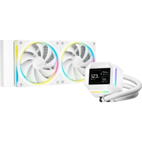 CPU COOLER DEEPCOOL LM240 RGB WHITE