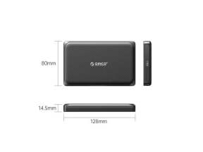 Rack HDD Orico 2189U3-V1-BK, micro USB-B, 2.5inch, Black