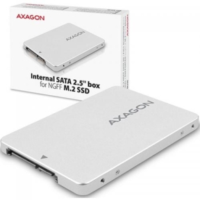 Rack SSD Axagon RSS-M2SD, SATA - M.2 SATA, White