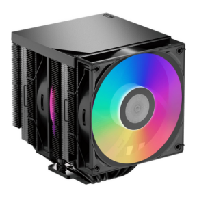 COOLER PCCooler "RT620 Pro TC ARGB" skt. Intel si AMD, racire cu aer, vent. 2 x 120mm, 500 - 2200 rpm, 6 heatpipes, inaltime 158mm, iluminare ARGB,"RT620Pro TC ARGB BK"  (timbru verde 0.8 lei)