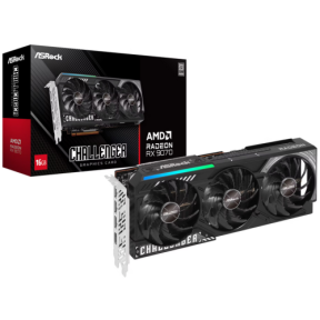 Placa video ASRock AMD Radeon RX 9070 Challenger 16 GB, GDDR6, 256 bit