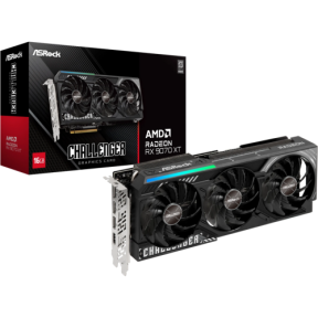 Placa video ASRock AMD Radeon RX 9070 XT Challenger 16GB, GDDR6, 256 bit