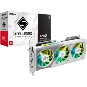 Placa video ASRock AMD Radeon RX 9070 XT Steel Legend 16 GB, GDDR6, 256 bit
