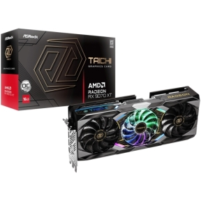 Placa video ASRock AMD Radeon RX 9070 XT Taichi OC 16 GB, GDDR6, 256 bit