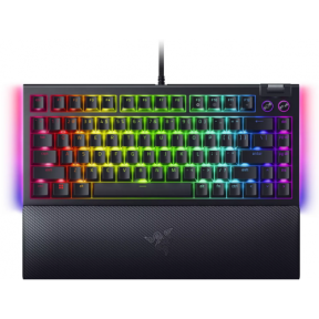 Tastatura Razer BlackWidow V4 75%, RGB LED, Layout US (ISO), USB-A, Black
