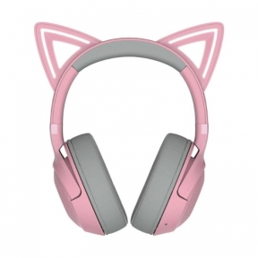 Casti cu microfon Razer Kraken Kitty V2, Bluetooth, Pink-Grey