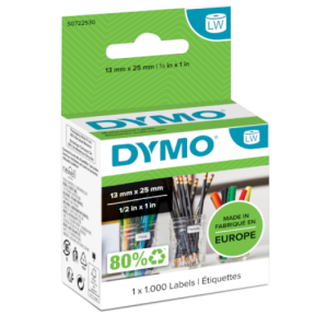 LW-LABELS 12X 24MM/WHITE 1X 1000PCS