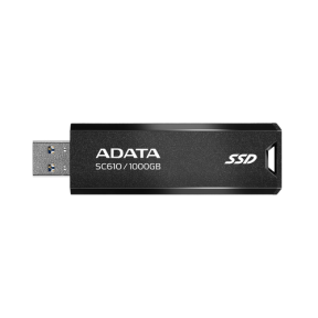 Stick Memorie AData SC610, 1000GB, USB 3.1, Black-Red