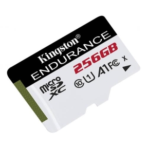 Memory Card microSDXC KINGSTON High Endurance 256GB, Class 10, UHS-I U1, A1
