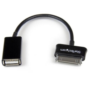 Cablu Startech SDCOTG, USB OTG - Samsung (30 Pin), Black