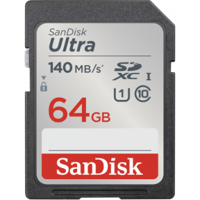Memory Card SDXC Sandisk by WD Ultra 64GB, Class 10, UHS-I U1