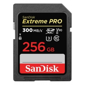 EXTREME PRO 256GB SDXC MEMORY/CARD UP TO 300MB/S UHS-II CLASS