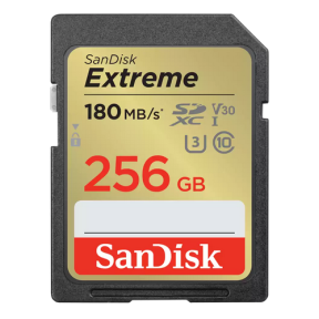 Memory Card SDHC SanDisk by WD Extreme 256GB, Class 10, UHS-I U3, V30