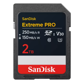 Memory Card SDXC SanDisk by WD Extreme PRO 2TB, Class 10, UHS-I U3, V30