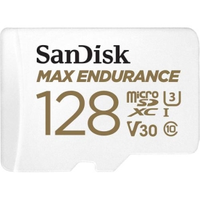 Memory Card microSDXC SanDisk by WD Max Endurance 128GB, Class 10, UHS-I U3, V30 + Adaptor SD