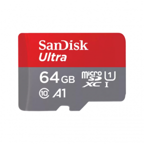 Memory Card microSDXC SanDisk by WD Ultra 64GB, Class 10, UHS-I U1, A1 + Adaptor SD