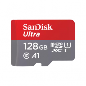 Memory Card microSDXC SanDisk by WD Ultra 128GB, Class 10, UHS-I U1, V30, A1 + Adaptor SD