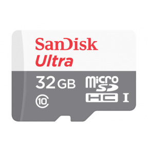 Memory Card microSDHC SanDisk by WD Ultra 32GB, Class 10, UHS-I + Adaptor SD