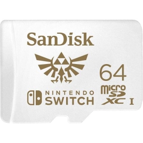 Memory Card microSDXC SanDisk by WD Nintendo Switch Edition 64GB, Class 10, UHS-I
