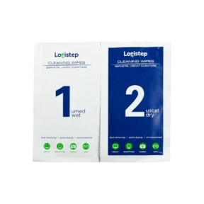 Set curatare Logistep LSKC-106, servetele umed + uscat, 12x20cm