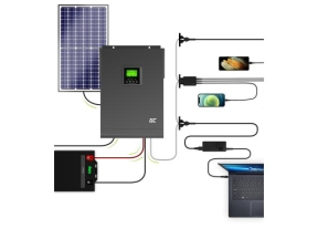 Solar inverter Off Grid with MPPT solar charger Green Cell 48VDC 230VAC 3000VA/3000W Pure Sine wave