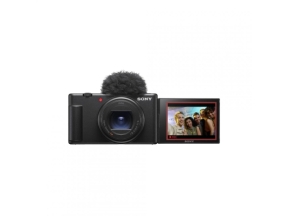 Aparat foto compact Sony ZV-1F, 20.1 MP, Black + Obiectiv 6.9-17.6 mm f1.8-4.0