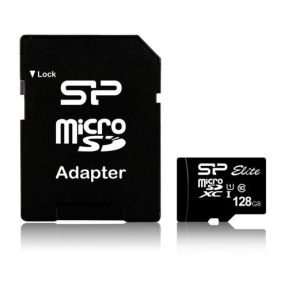 Memory Card microSDXC Silicon Power Elite 128GB, Class 10, UHS-I U1 + Adaptor SD